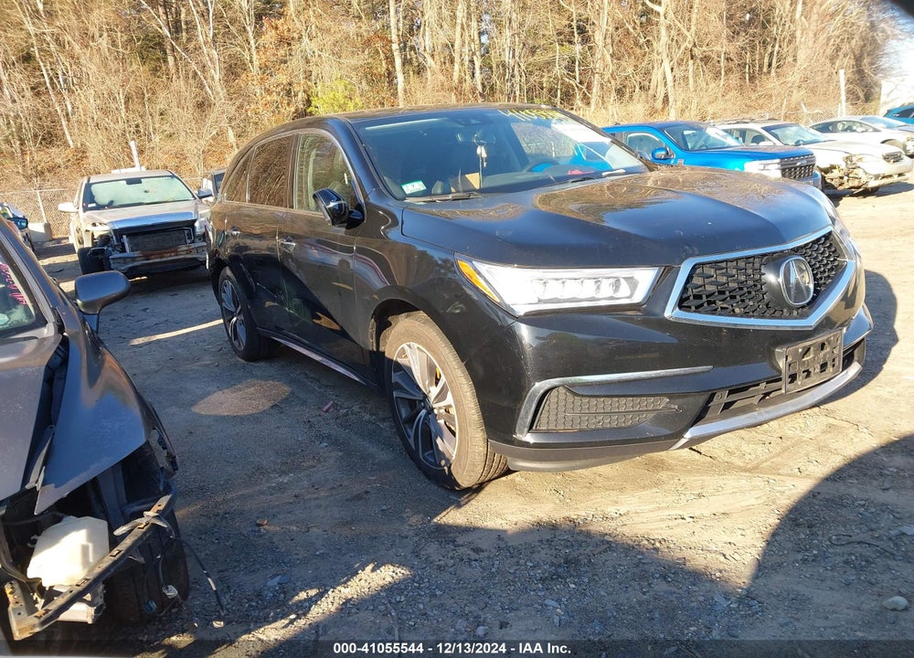 2019 ACURA MDX TECH PKG VIN: 5J8YD4H52KL029923