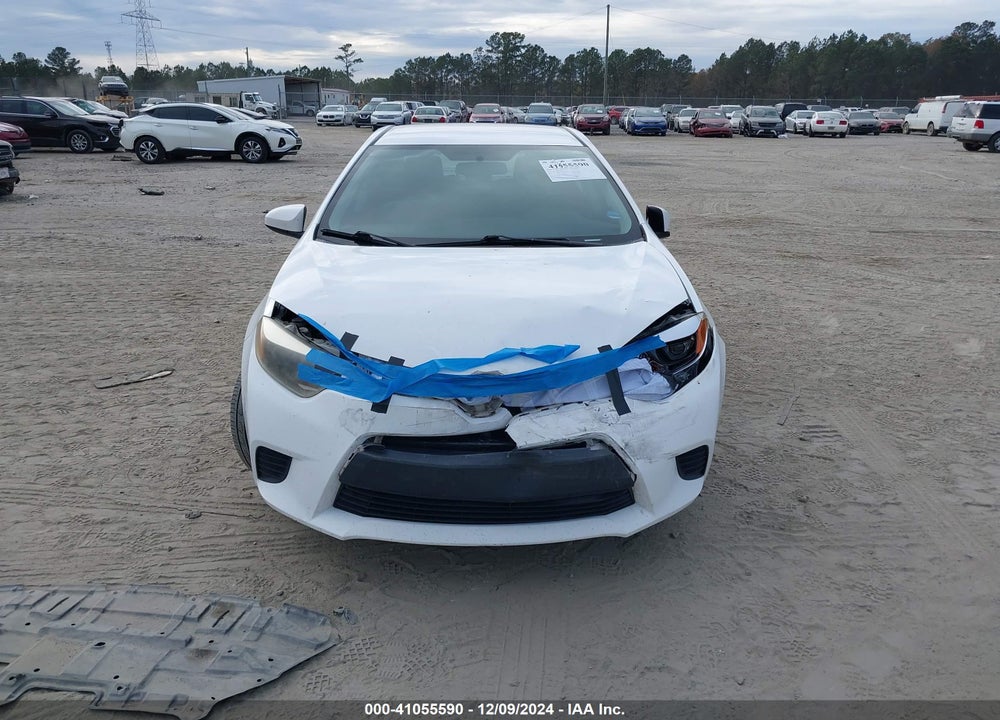 2016 TOYOTA COROLLA L VIN: 2T1BURHE6GC487707