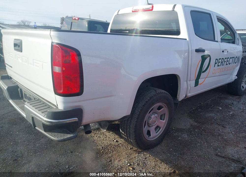 2022 CHEVROLET COLORADO 2WD SHORT BOX WT VIN: 1GCGSBEAXN1320367