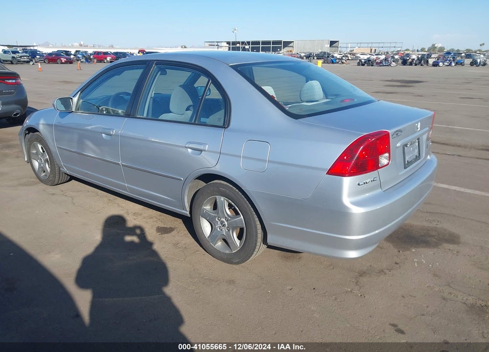 2004 HONDA CIVIC EX VIN: 2HGES26884H607694