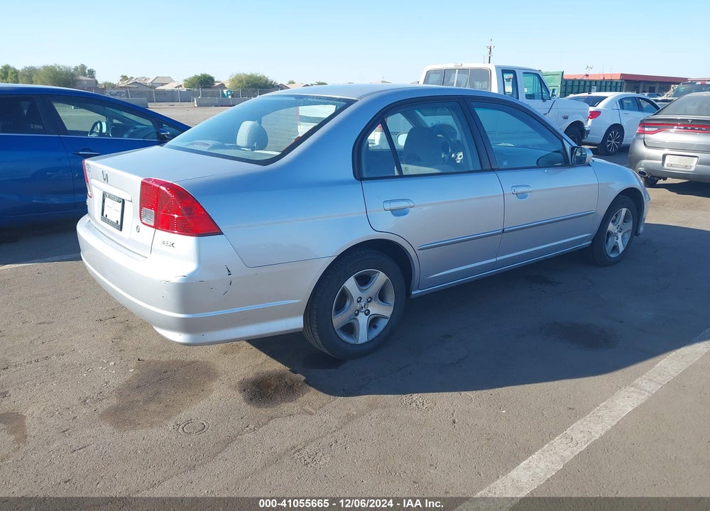 2004 HONDA CIVIC EX VIN: 2HGES26884H607694