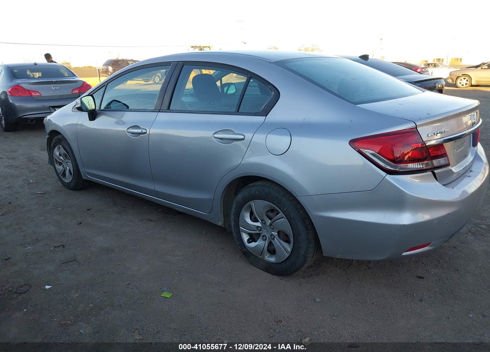 2013 HONDA CIVIC LX VIN: 19XFB2F57DE208487