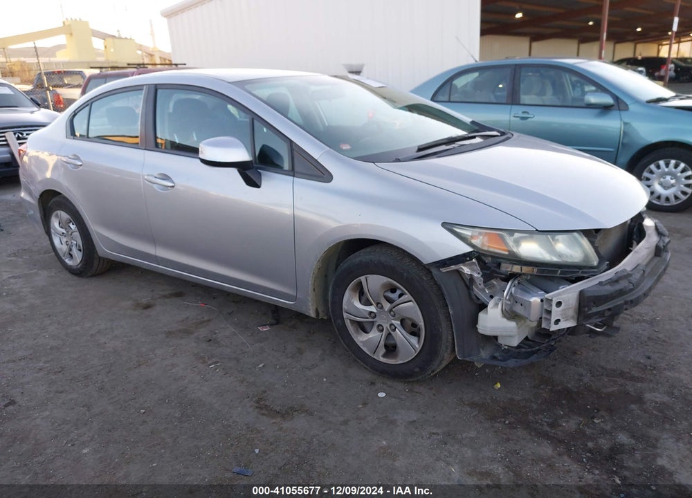 2013 HONDA CIVIC LX VIN: 19XFB2F57DE208487