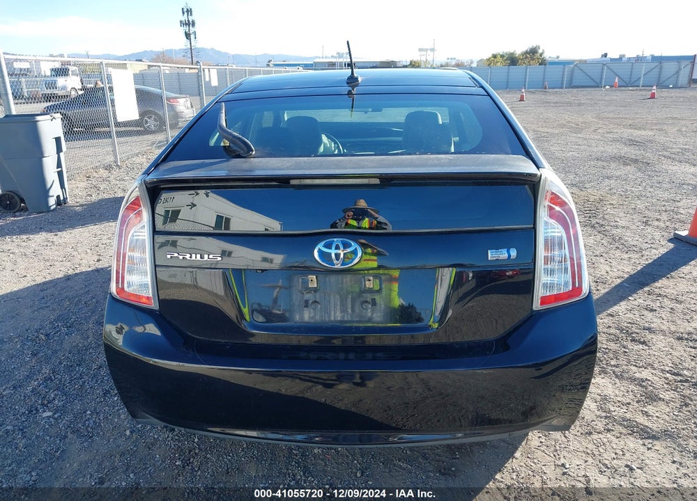 2012 TOYOTA PRIUS THREE VIN: JTDKN3DU8C5509303