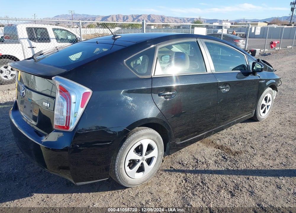 2012 TOYOTA PRIUS THREE VIN: JTDKN3DU8C5509303