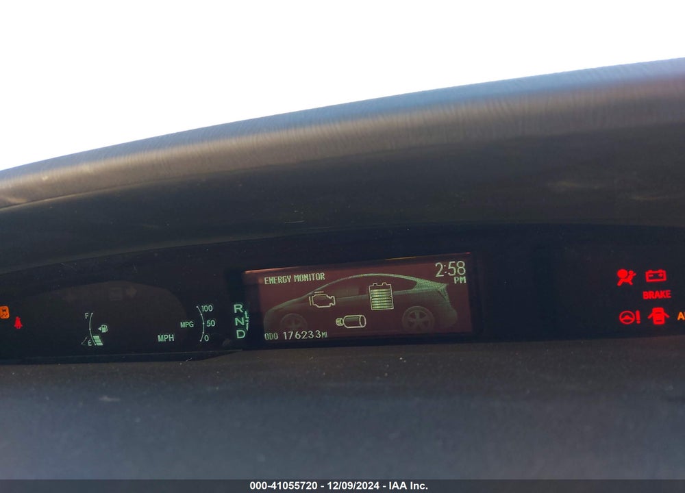 2012 TOYOTA PRIUS THREE VIN: JTDKN3DU8C5509303