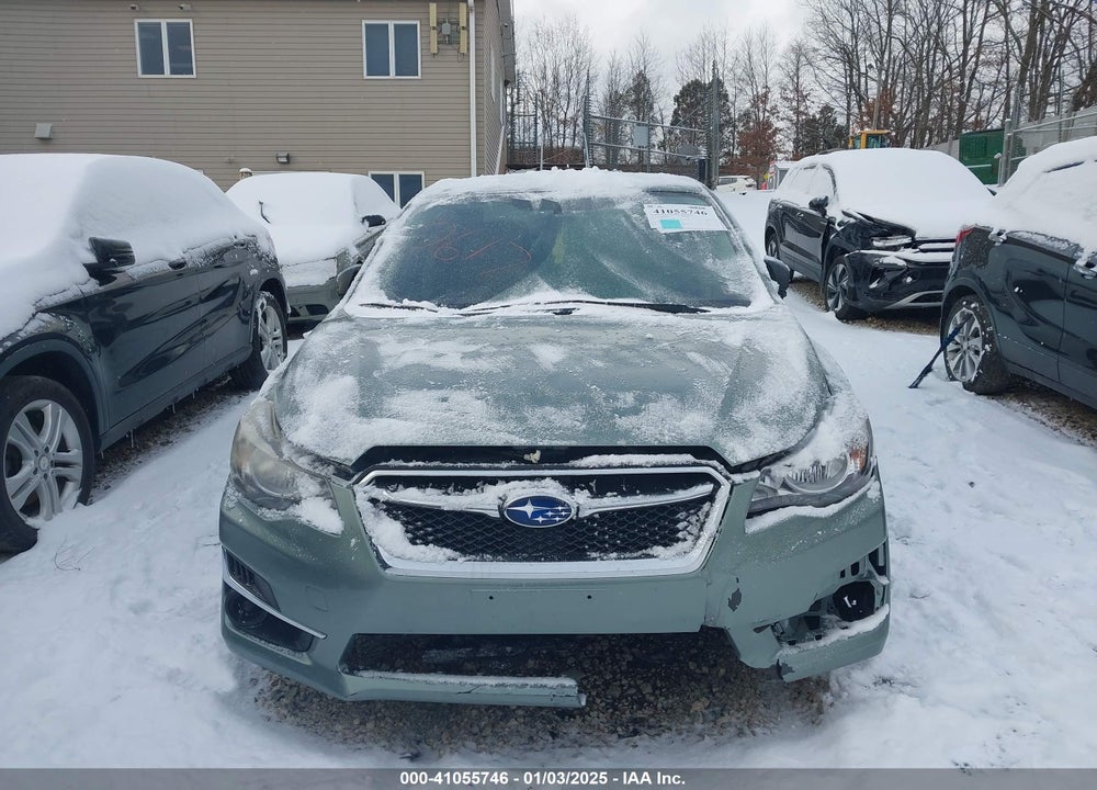 2016 SUBARU IMPREZA 2.0I VIN: JF1GJAA69GH009561