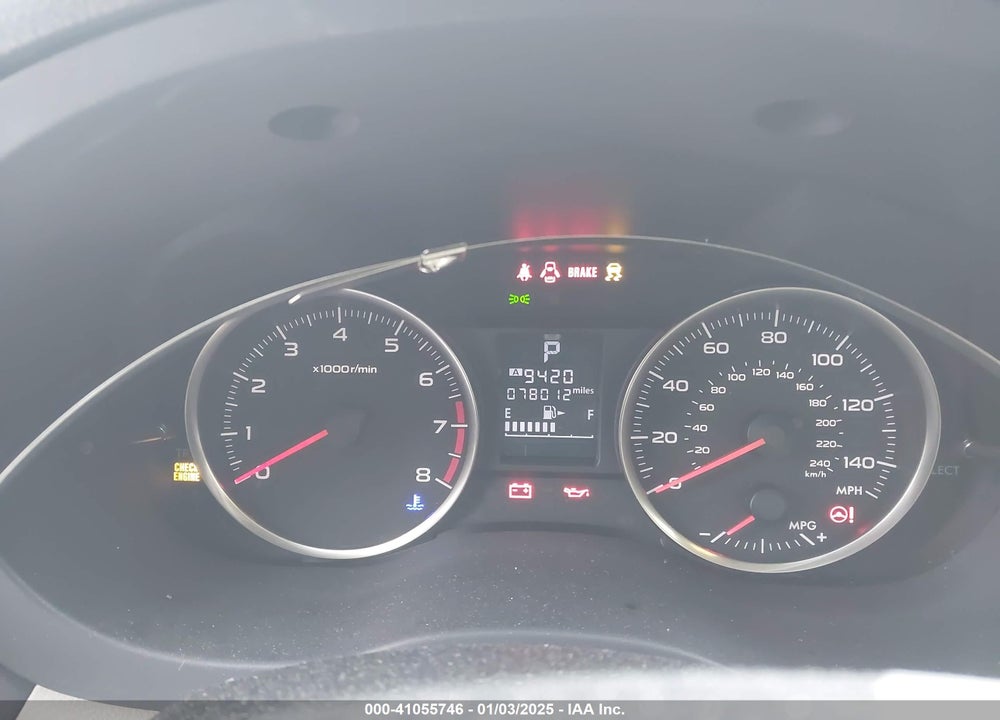 2016 SUBARU IMPREZA 2.0I VIN: JF1GJAA69GH009561