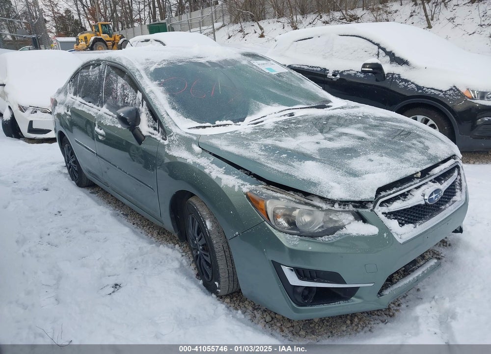 2016 SUBARU IMPREZA 2.0I VIN: JF1GJAA69GH009561