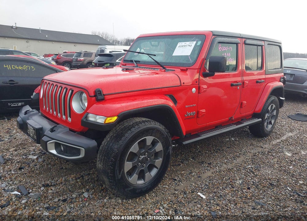 2021 JEEP WRANGLER UNLIMITED SAHARA VIN: 1C4HJXEN1MW632456