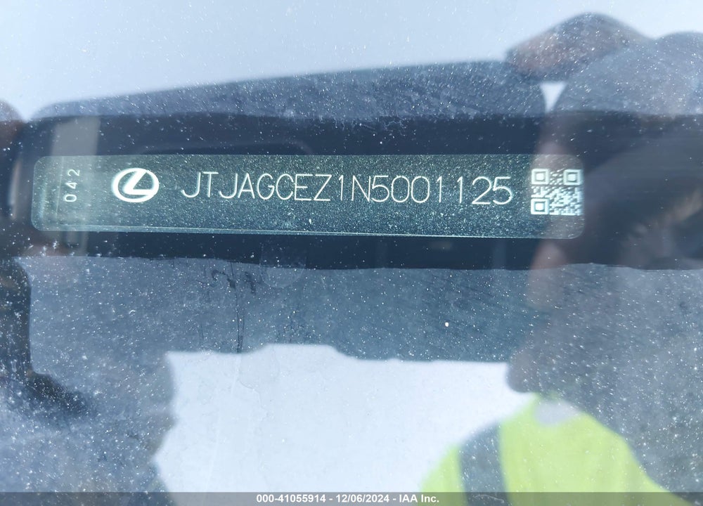 2022 LEXUS NX 350 VIN: JTJAGCEZ1N5001125