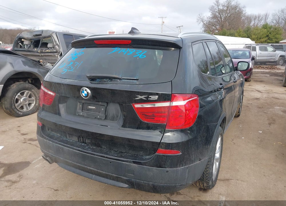 2014 BMW X3 XDRIVE28I VIN: 5UXWX9C57E0D14836