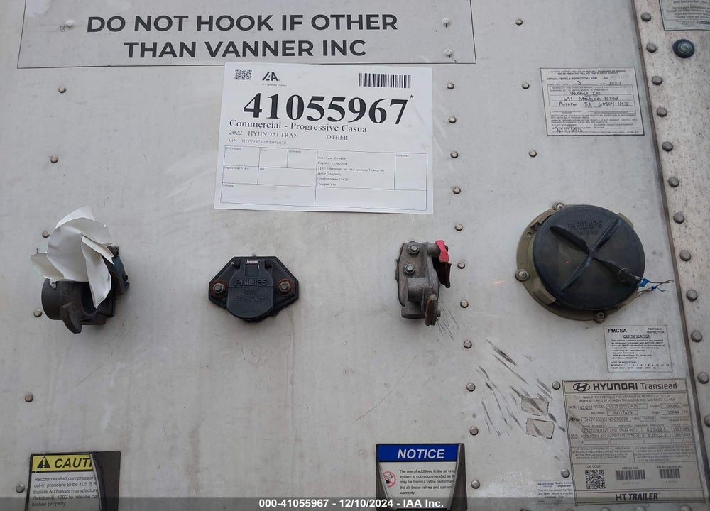 2022 HYUNDAI TRANSLEAD INC --- VIN: 3H3V532K1NS076028