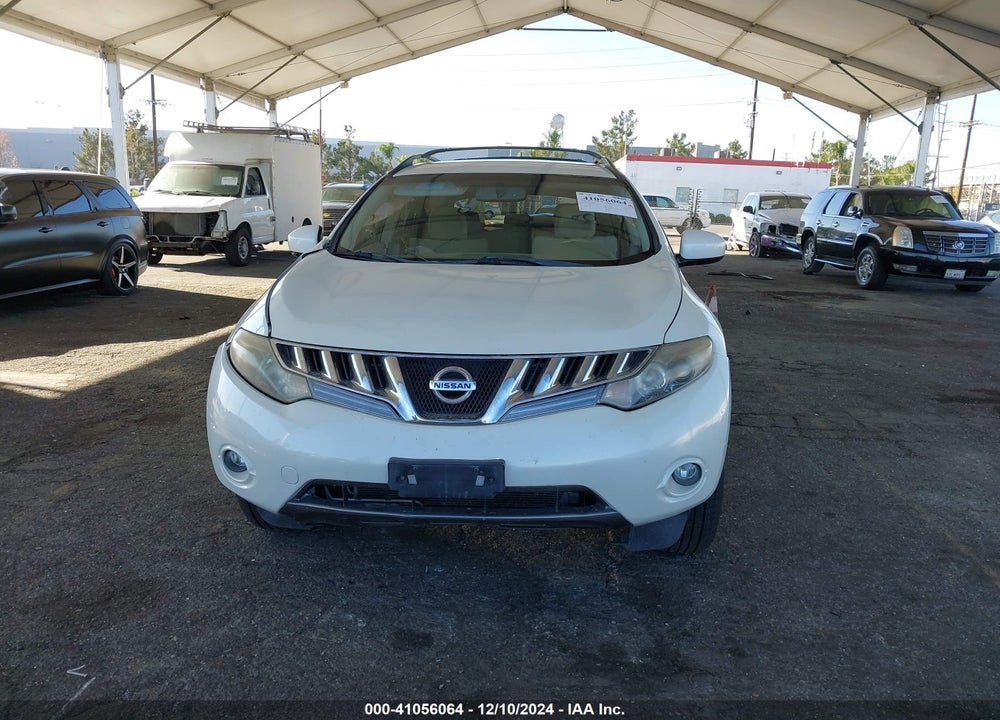 2010 NISSAN MURANO SL VIN: JN8AZ1MU6AW008667