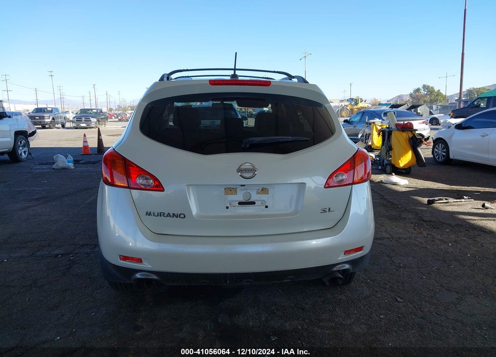 2010 NISSAN MURANO SL VIN: JN8AZ1MU6AW008667