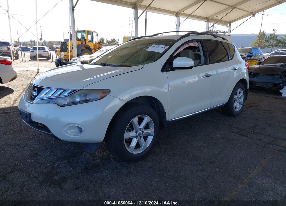 2010 NISSAN MURANO SL VIN: JN8AZ1MU6AW008667