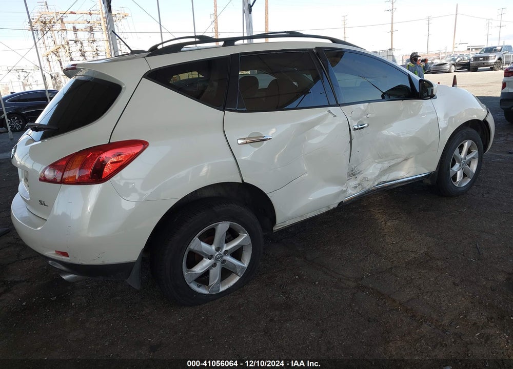 2010 NISSAN MURANO SL VIN: JN8AZ1MU6AW008667