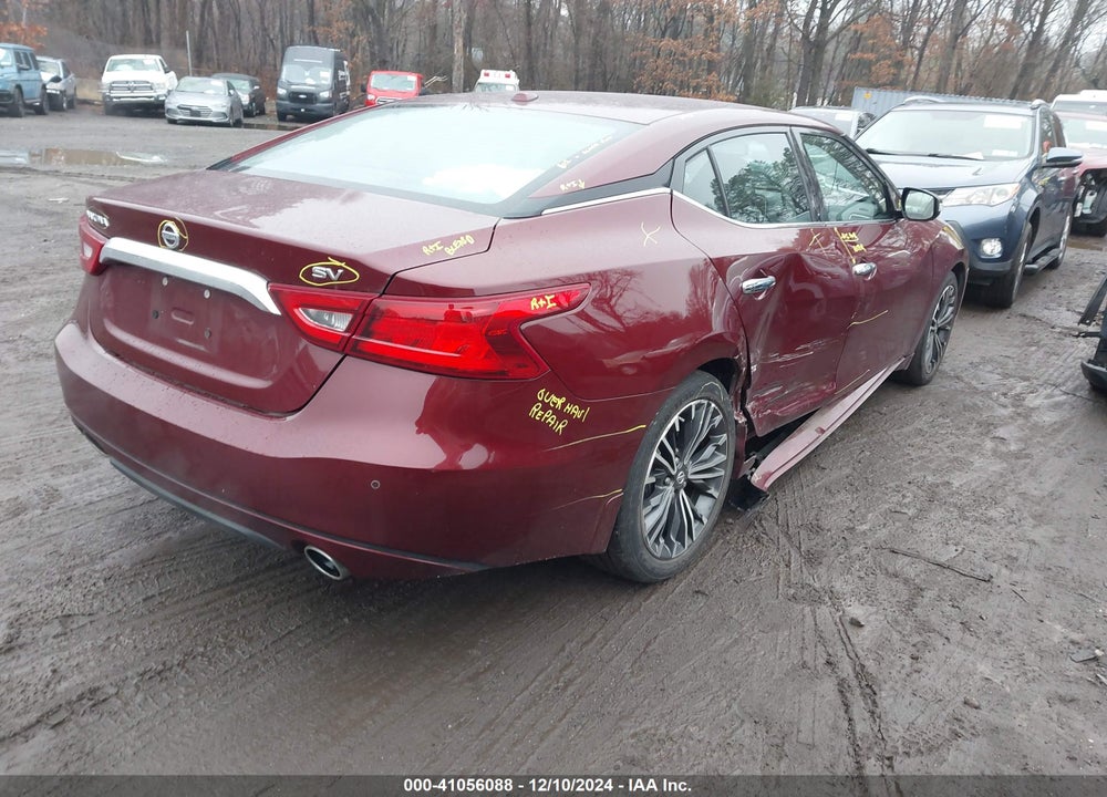 2018 NISSAN MAXIMA 3.5 SV VIN: 1N4AA6AP8JC404377