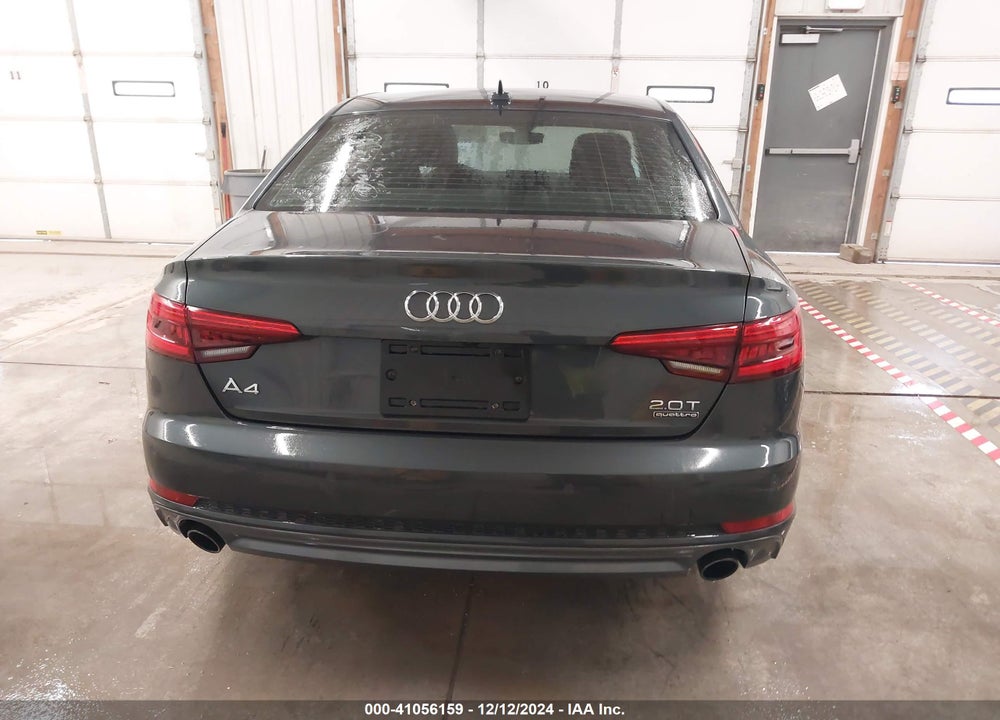 2017 AUDI A4 2.0T PREMIUM VIN: WAUENAF40HN005850
