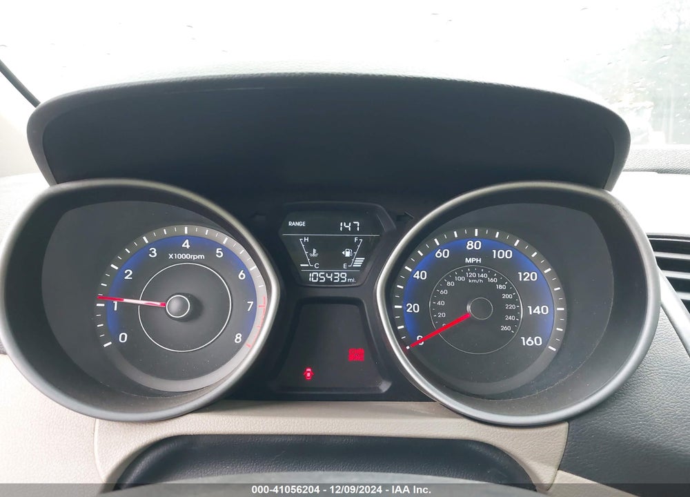 2014 HYUNDAI ELANTRA VIN: KMHDH4AE4EU044445