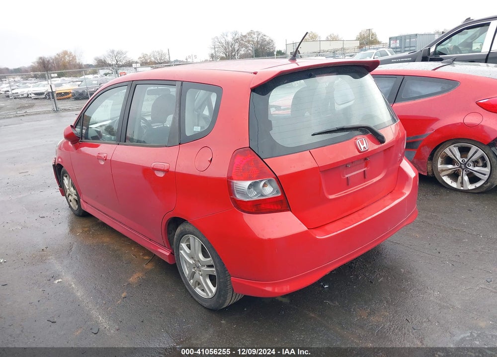 2007 HONDA FIT SPORT VIN: JHMGD38667S036446