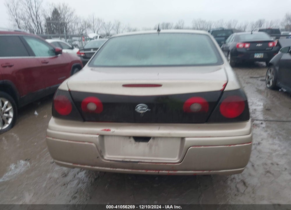 2005 CHEVROLET IMPALA LS VIN: 2G1WH52K359275107