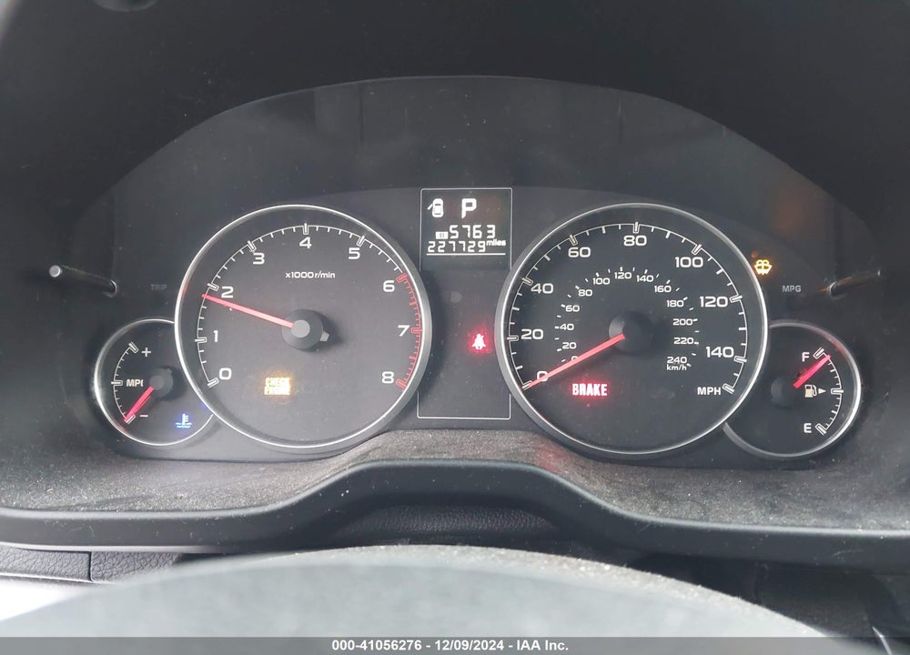 2013 SUBARU OUTBACK 2.5I PREMIUM VIN: 4S4BRBCC4D3201805