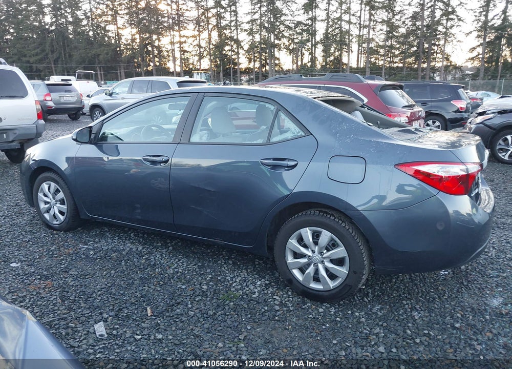 2014 TOYOTA COROLLA LE VIN: 2T1BURHE5EC144612