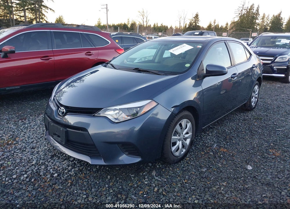 2014 TOYOTA COROLLA LE VIN: 2T1BURHE5EC144612