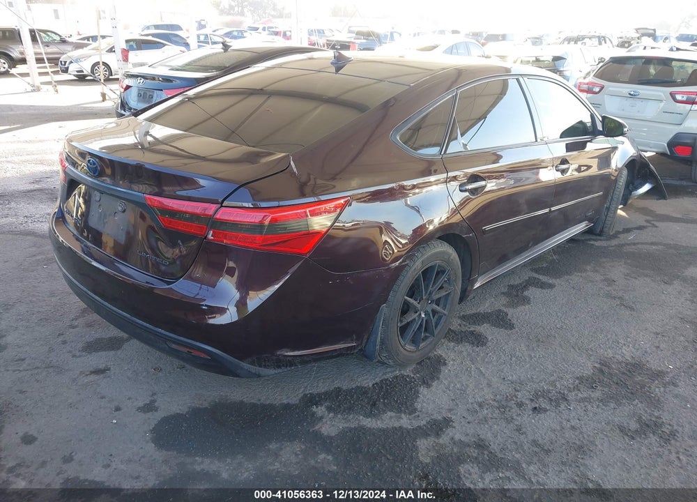 2013 TOYOTA AVALON HYBRID LIMITED VIN: 4T1BD1EB4DU011929