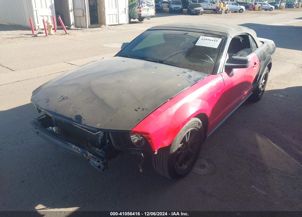 2006 FORD MUSTANG V6 VIN: 1ZVHT84N765191584