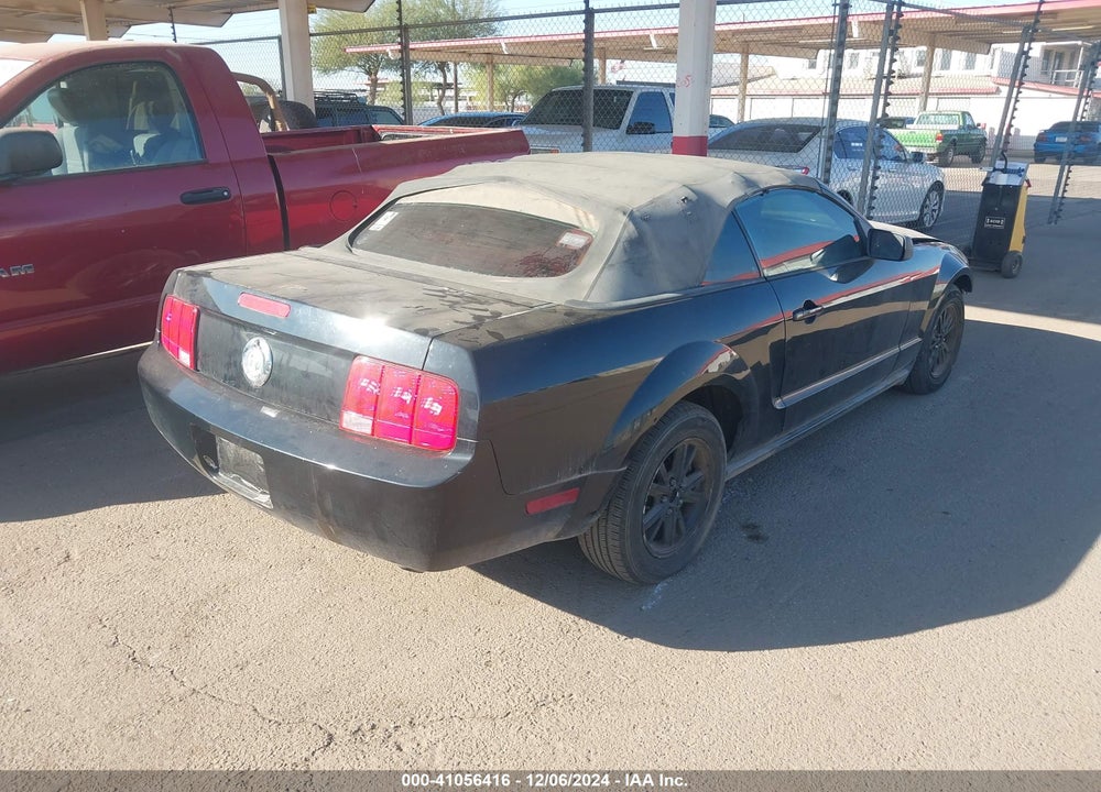 2006 FORD MUSTANG V6 VIN: 1ZVHT84N765191584