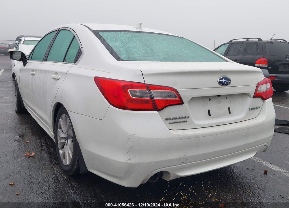 2016 SUBARU LEGACY 2.5I PREMIUM VIN: 4S3BNBE6XG3018890