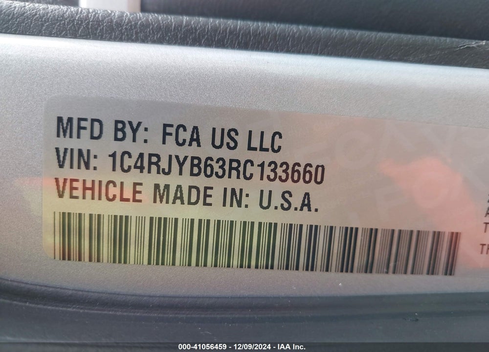 2024 JEEP GRAND CHEROKEE 4XE VIN: 1C4RJYB63RC133660