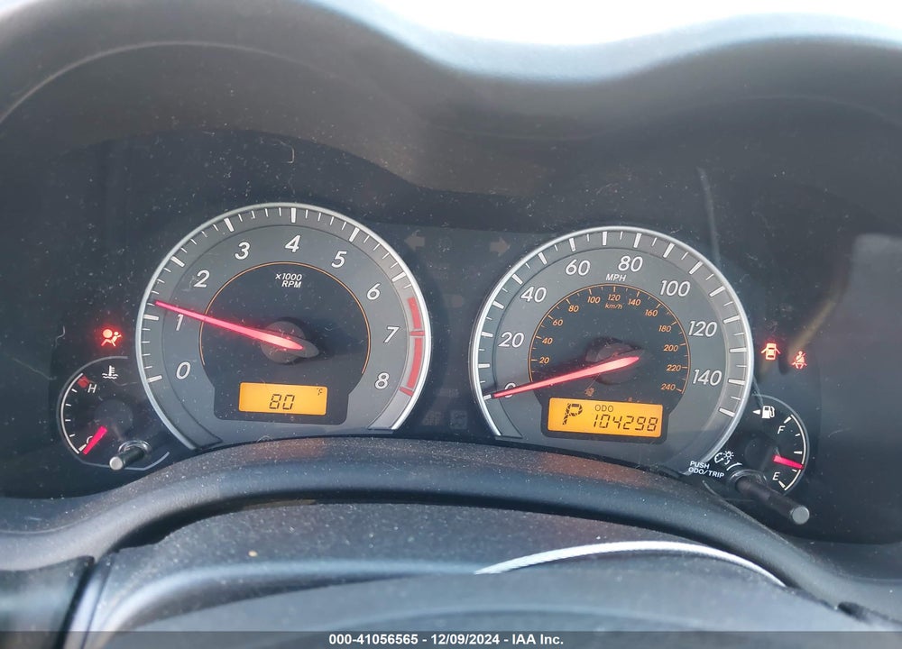 2010 TOYOTA COROLLA S VIN: 2T1BU4EE0AC367836