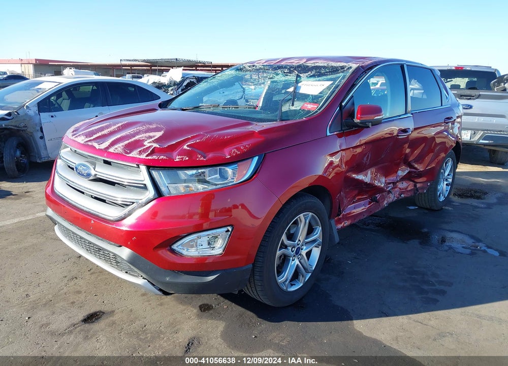 2017 FORD EDGE TITANIUM VIN: 2FMPK3K97HBB19644