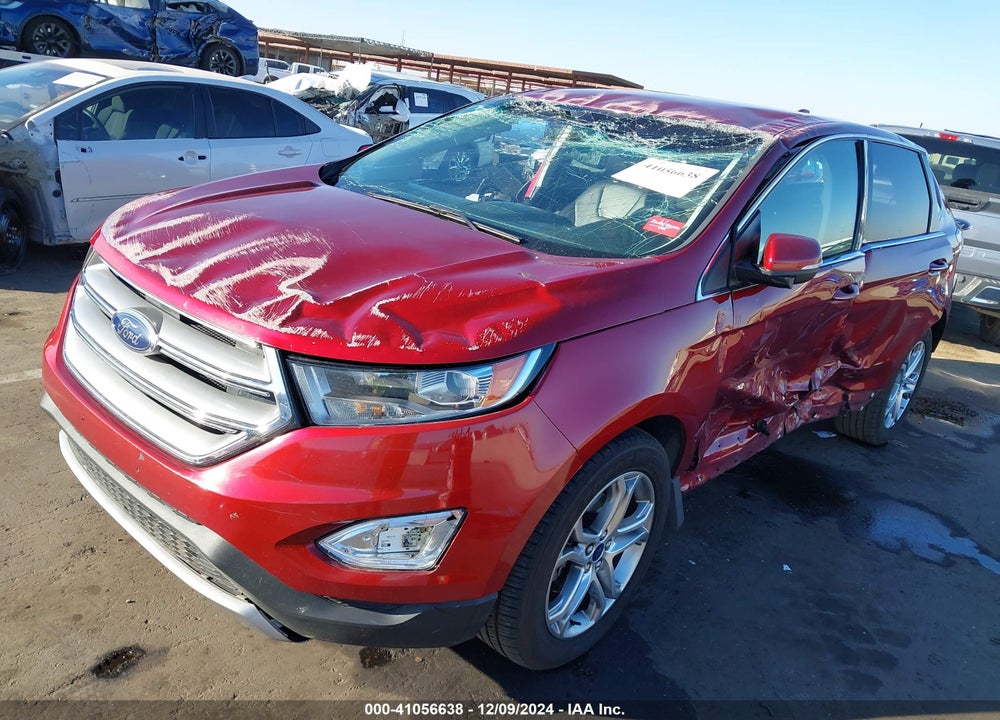 2017 FORD EDGE TITANIUM VIN: 2FMPK3K97HBB19644