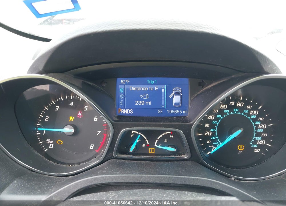 2013 FORD ESCAPE SE VIN: 1FMCU0GX6DUB94807