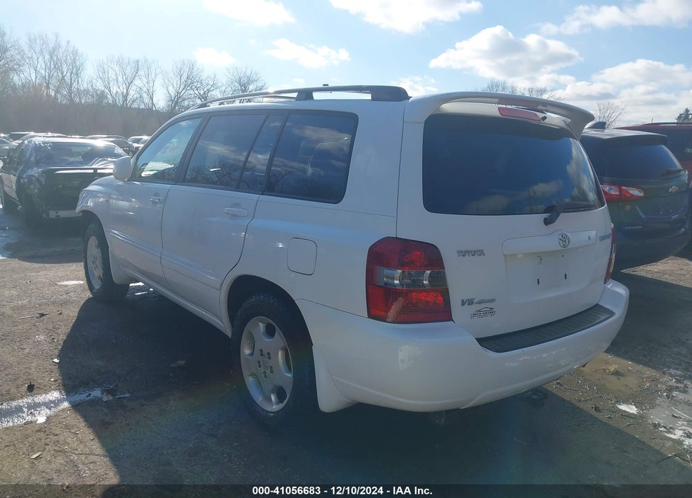 2005 TOYOTA HIGHLANDER LIMITED V6 VIN: JTEEP21A150095725