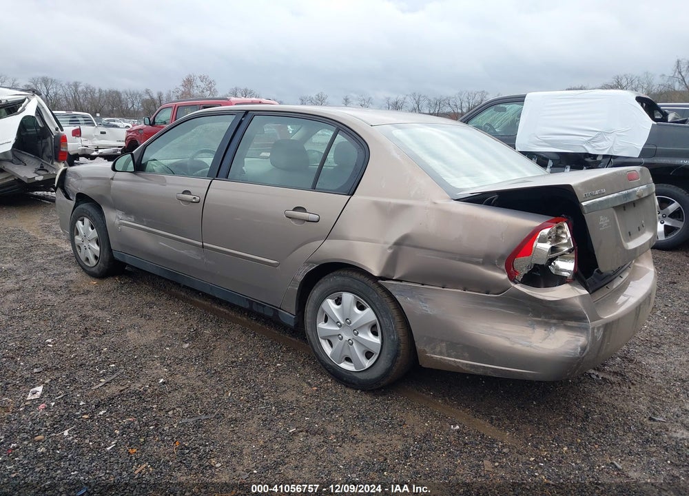 2007 CHEVROLET MALIBU LS VIN: 1G1ZS58F77F106386