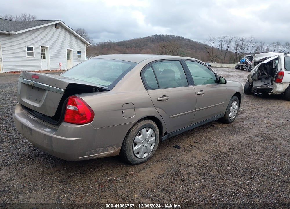 2007 CHEVROLET MALIBU LS VIN: 1G1ZS58F77F106386