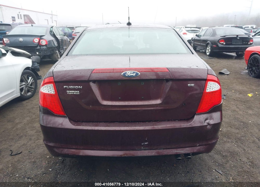 2011 FORD FUSION VIN: 3FAHP0HA0BR286999