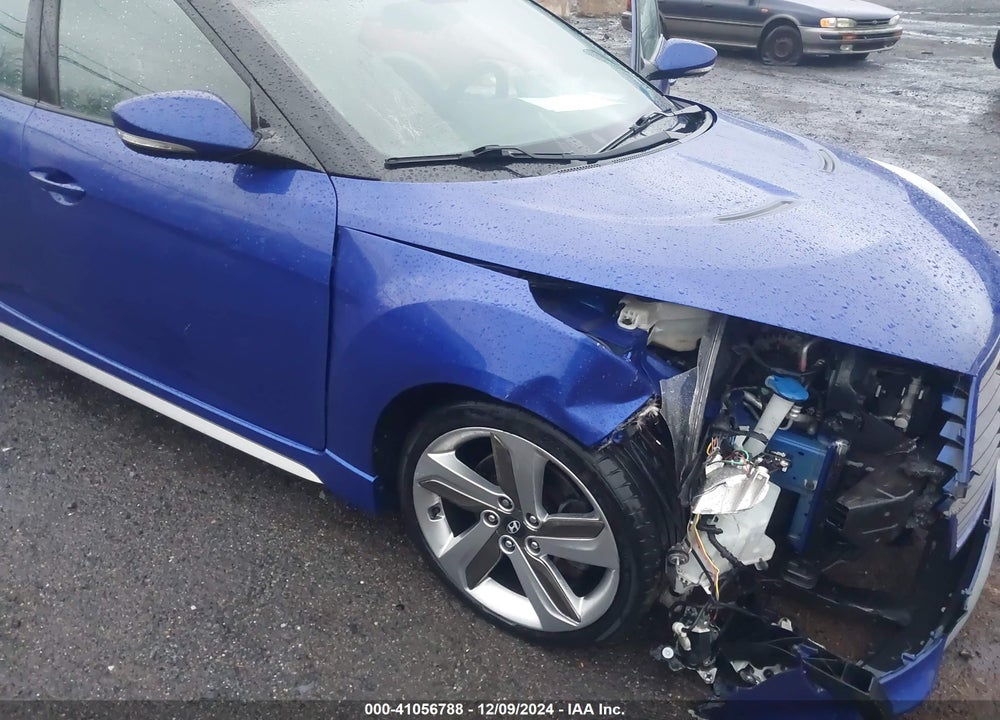 2013 HYUNDAI VELOSTER TURBO W/BLACK VIN: KMHTC6AE6DU116055