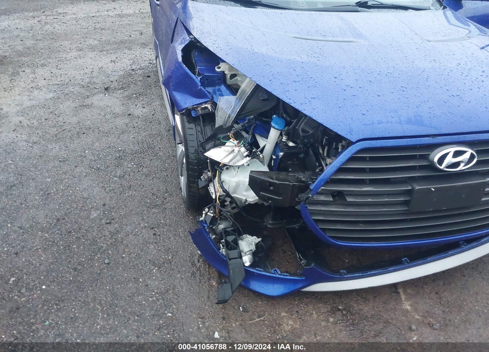 2013 HYUNDAI VELOSTER TURBO W/BLACK VIN: KMHTC6AE6DU116055