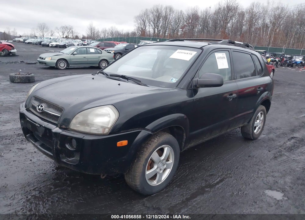 2008 HYUNDAI TUCSON GLS VIN: KM8JM12B78U896651