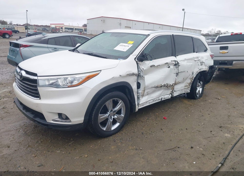 2015 TOYOTA HIGHLANDER LIMITED V6 VIN: 5TDYKRFH1FS053990