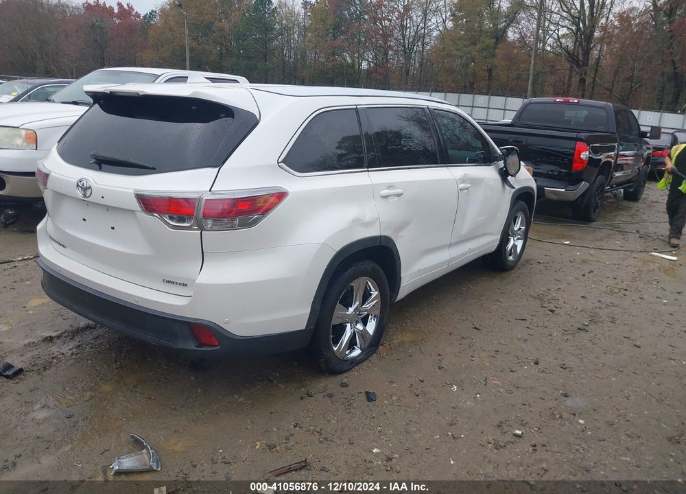 2015 TOYOTA HIGHLANDER LIMITED V6 VIN: 5TDYKRFH1FS053990