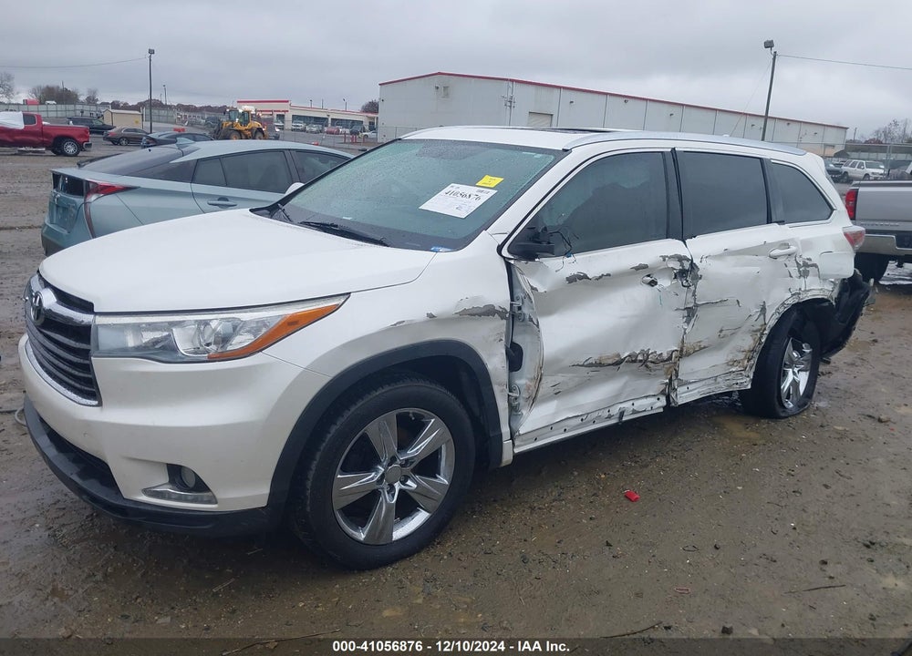 2015 TOYOTA HIGHLANDER LIMITED V6 VIN: 5TDYKRFH1FS053990