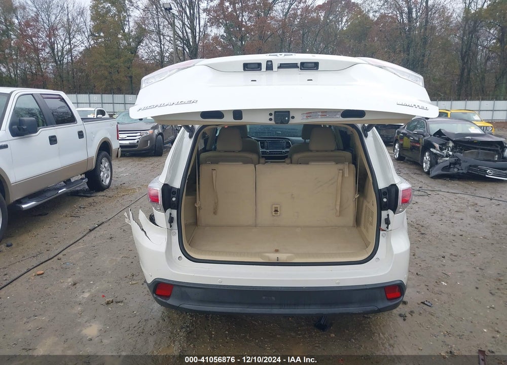 2015 TOYOTA HIGHLANDER LIMITED V6 VIN: 5TDYKRFH1FS053990