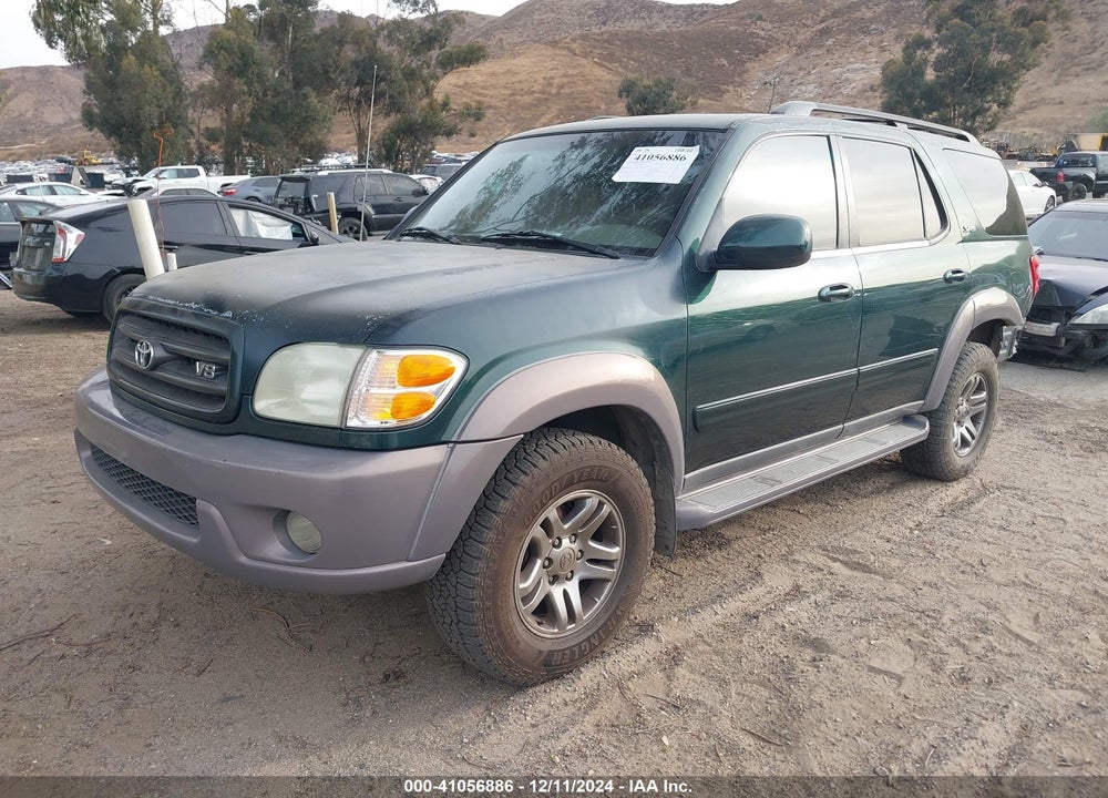 2002 TOYOTA SEQUOIA SR5 V8 VIN: 5TDZT34A52S093696